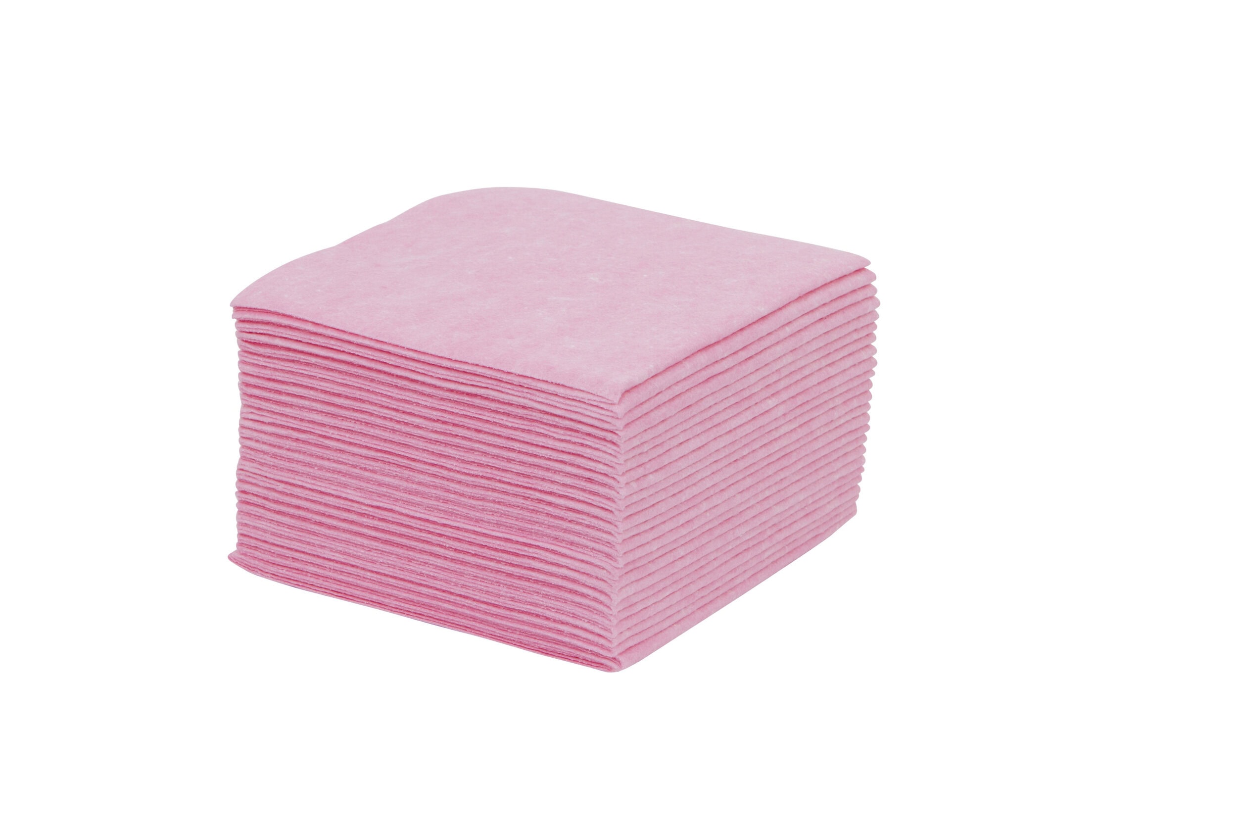 Vaatdoek viscose 38×40 roze 25 stuks