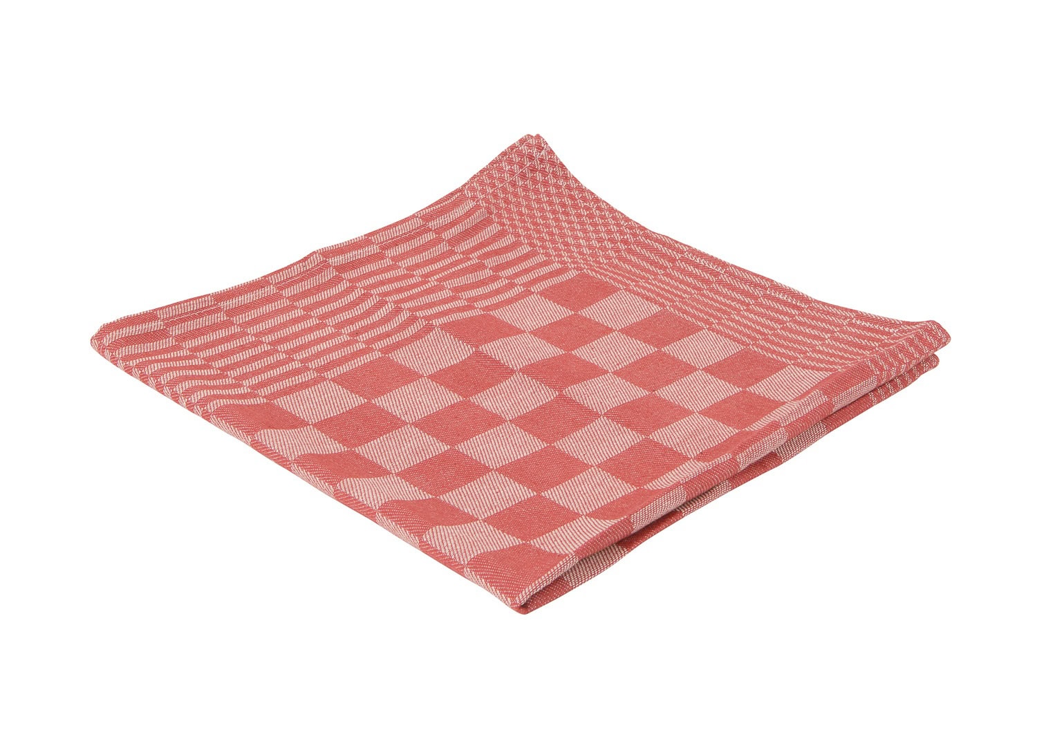 Theedoek blok ca. 65×65 cm rood set à 6 Theedoek blok ca. 65×65 cm rood set à 6
