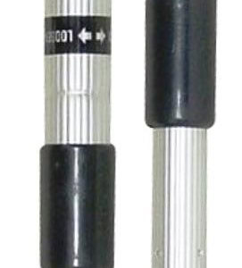 Telescoopsteel alu 4m Duits schroefdraad 3x1,4m
