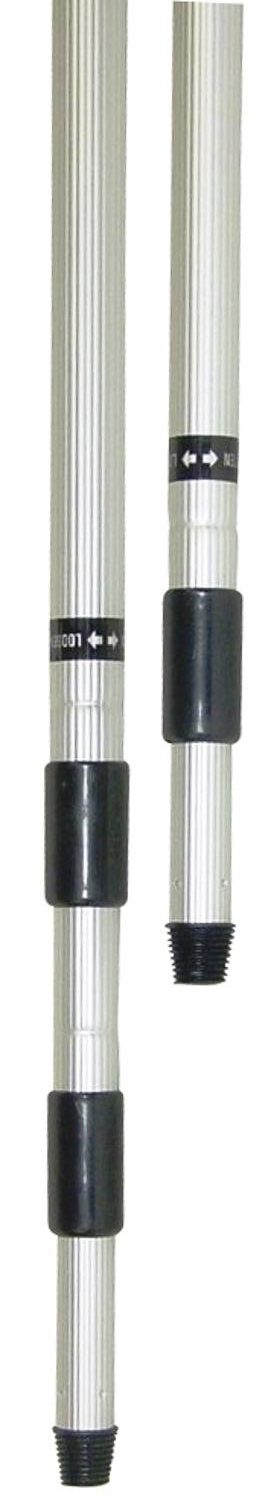 Telescoopsteel alu 4m Duits schroefdraad 3×1,4m Telescoopsteel alu 4m Duits schroefdraad 3×1,4m