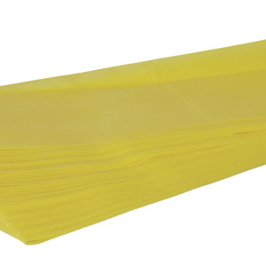Stofwisdoek viscose 30-gram 25x60 cm geel 1000 stuks