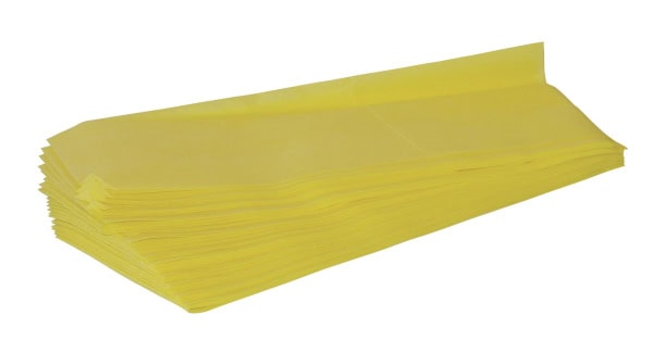 Stofwisdoek viscose 30-gram 25x60 cm geel 1000 stuks
