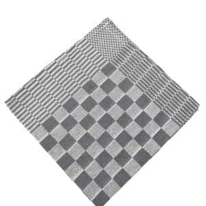 Theedoek blok ca. 65x65 cm zwart set à 6