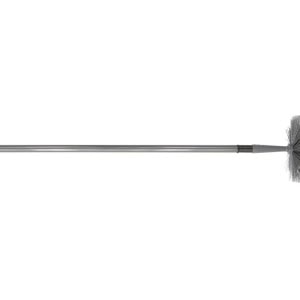 Raagbol rond kunstvezel telescoopsteel 150 cm