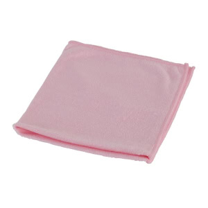 Microvezeldoek light gebreid 240-grams 38x38 cm roze