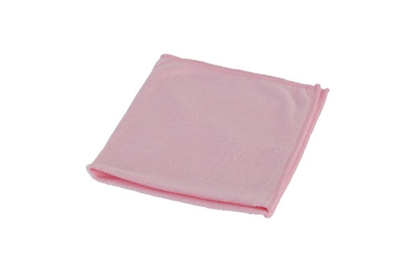 Microvezeldoek light gebreid 240-grams 38x38 cm roze