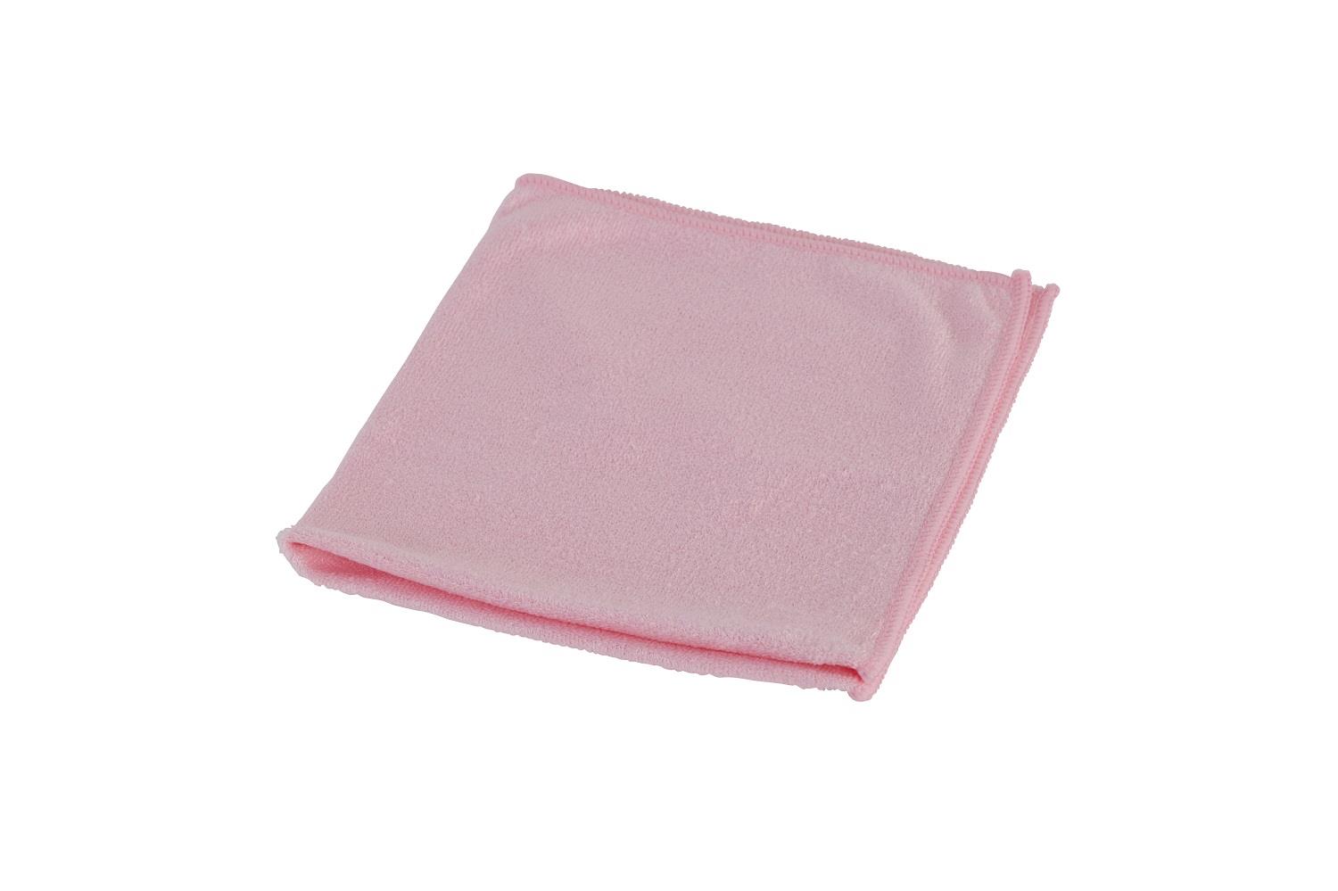 Microvezeldoek light gebreid 240-grams 38×38 cm roze