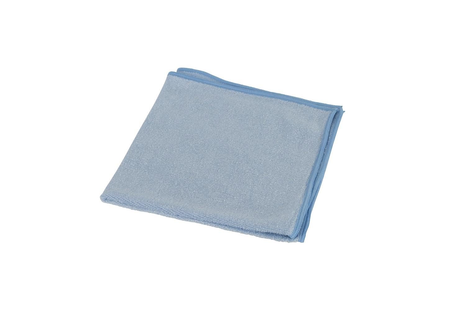 Microvezeldoek light gebreid 240-grams 38×38 cm blauw