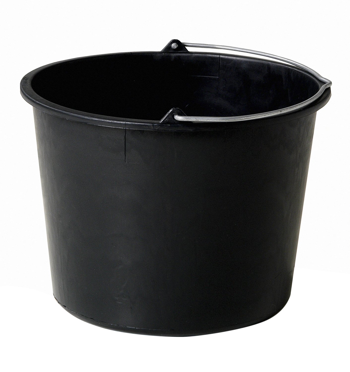 Bouwemmer zwart 12 liter