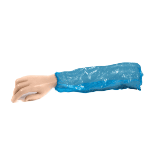 PE mouwovertrek blauw 20 my 2000stuks