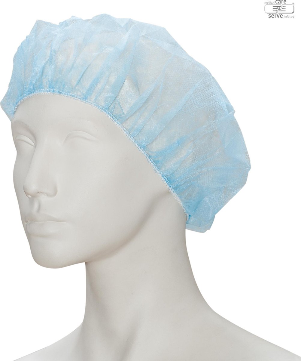 Comfort haarnet wokkel blauw non woven Comfort haarnet wokkel blauw non woven