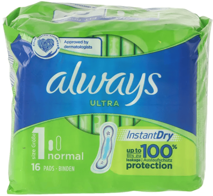 Always Ultra Maandv Normal SP 16x15st Always Ultra Maandv Normal SP 16x15st