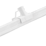Kunststof vloertrekker 55 cm wit synthetisch rubber