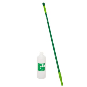 Sprenkler reservoirsteel - 145 cm met vulfles 500 ml en dop