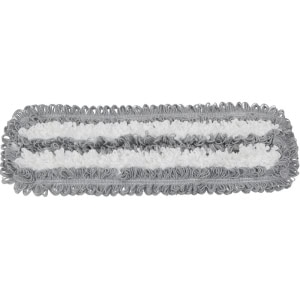 Vlakmop microvezel/katoen 40x13cm flappen/pocket systeem
