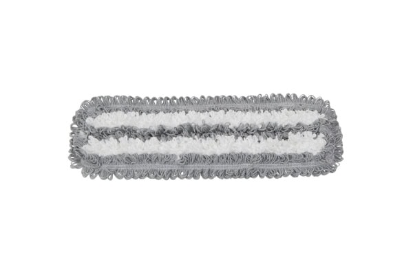 Vlakmop microvezel/katoen 40x13cm flappen/pocket systeem