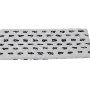 Vlakmop microvezel 40x13cm met schuurvlakken flappen/pocket