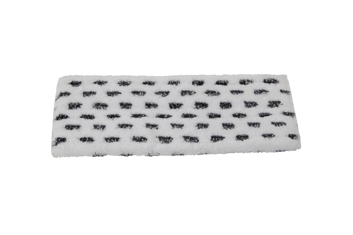Vlakmop microvezel 40x13cm met schuurvlakken flappen/pocket