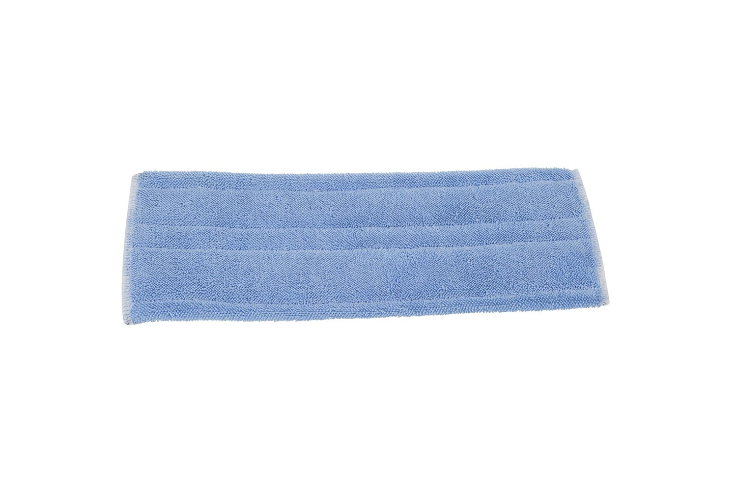 Vlakmop blauwe microvezel 40x13cm tbv flap / pocket systeem