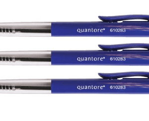 balpen quantore drukknop blauw doos à 50 st