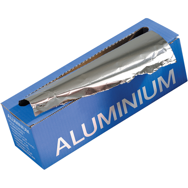 Folie, aluminiumfolie, Aluminium, 30cm, 250m, 11my, zilver Folie, aluminiumfolie, Aluminium, 30cm, 250m, 11my, zilver