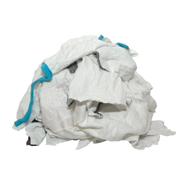 Poetslappen wit tricot gesneden 10KG