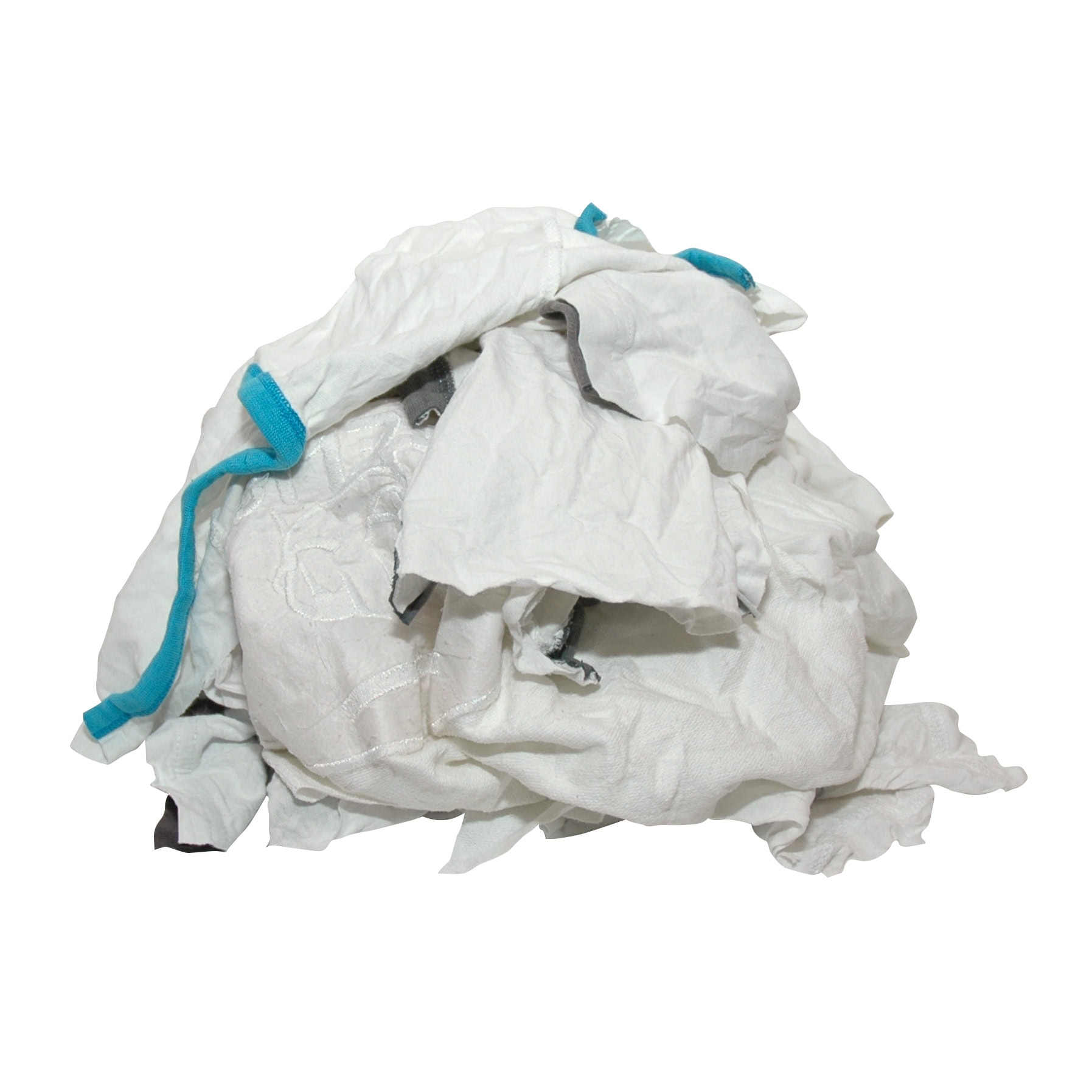 Poetslappen wit tricot gesneden 10KG Poetslappen wit tricot gesneden 10KG