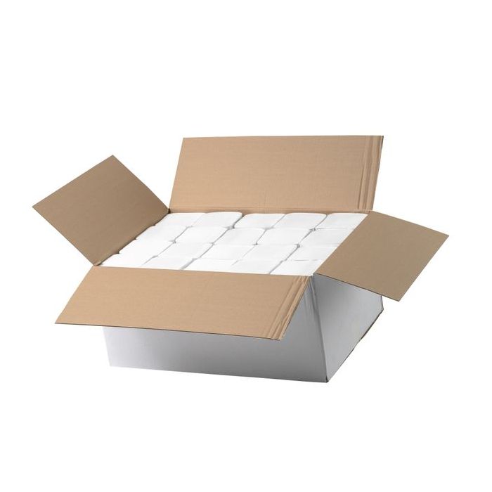 Handdoekpapier interfold cellul. 2 laags 32cm x22cm 3200 st Handdoekpapier interfold cellul. 2 laags 32cm x22cm 3200 st