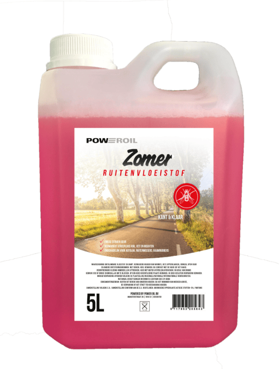 Power Zomer Ruitenvloeistof 5L Power Zomer Ruitenvloeistof 5L