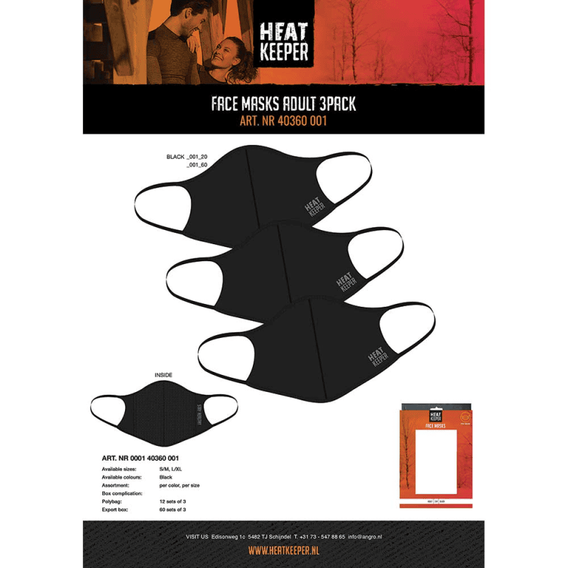 Heatkeeper Gezichtsmaskers 000140360001 Heatkeeper Gezichtsmaskers 000140360001