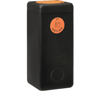 Afvalbak met klepdeksel 60 liter