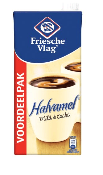 FRIESCHE VLAG Halvamel Koffiemelk Voordeelpak- 6x930ml