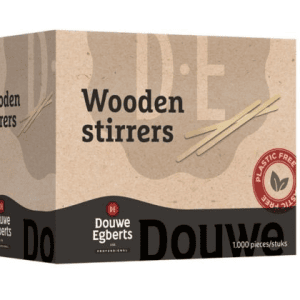 DOUWE EGBERTS Roerstaafjes Hout Ongecoat