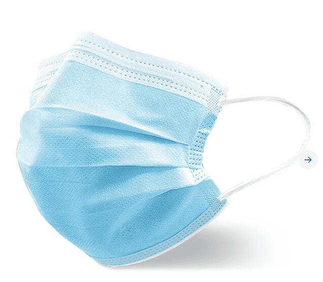 Mondmasker 3 laags blauw per 50st IIR Mondmasker 3 laags blauw per 50st IIR