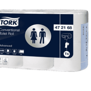 Tork Toiletpapier 472168 42rollen VOORDEELBUNDEL T4 Advanced 2 laags wit 400vel à 42 rol