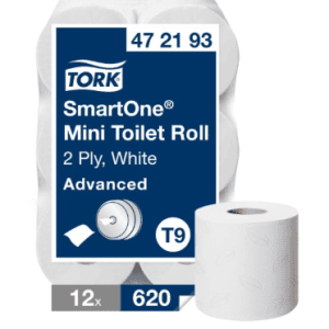 Tork 472193 Smart One mini toiletpapier ACTIE Tork T9 systeem pak a 12rollen