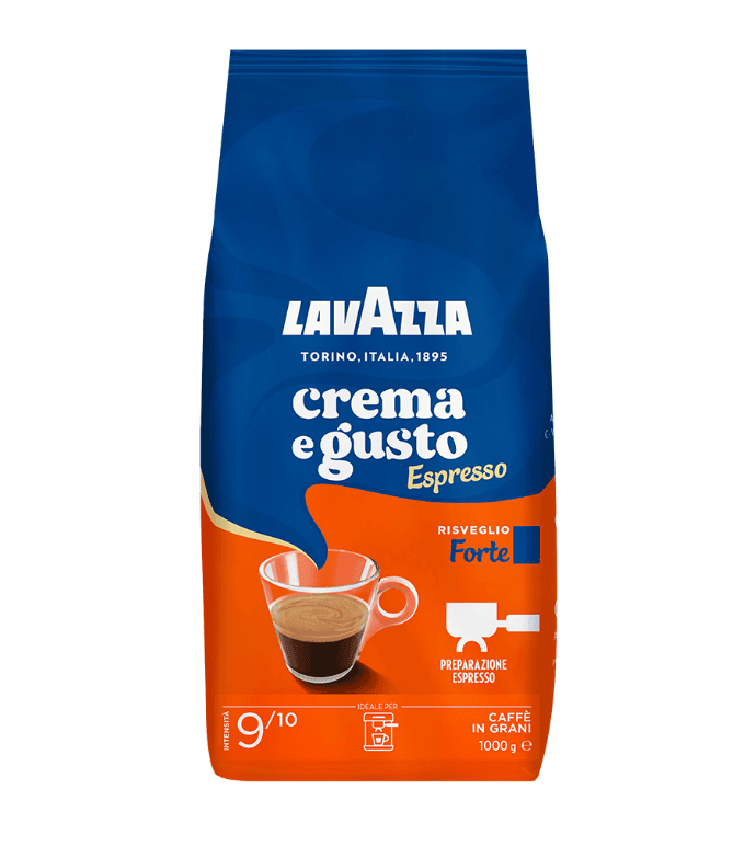 Lavazza Crema e Gusto Forte beans 1kg (1kg beans)