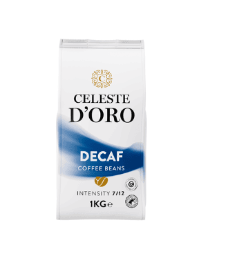 Celeste d’Oro Finest Decaf beans (1kg beans) Celeste d’Oro Finest Decaf beans (1kg beans)