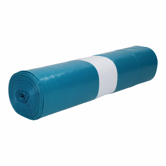 LDPE Afvalzakken rol 65/25 X 140cm T 70 blauw LDPE Afvalzakken rol 65/25 X 140cm T 70 blauw