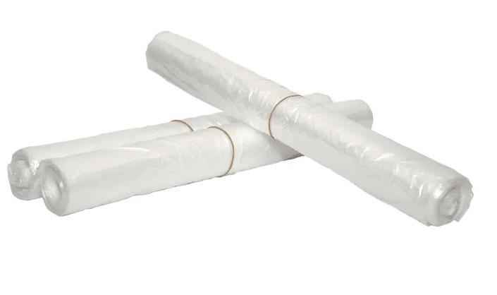 HDPE Afvalzakken rol 50 X 55cm T 10 transparant HDPE Afvalzakken rol 50 X 55cm T 10 transparant
