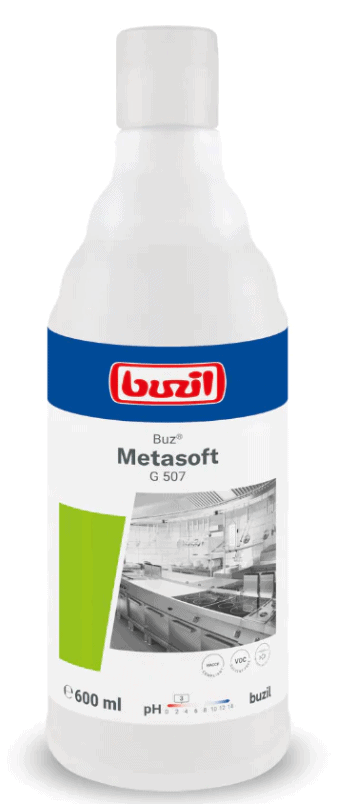 Buzil Metasoft RVS reiniger 12x600ml
