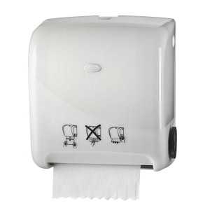 Pearl White handdoekautomaat | Autocut Euro Matic