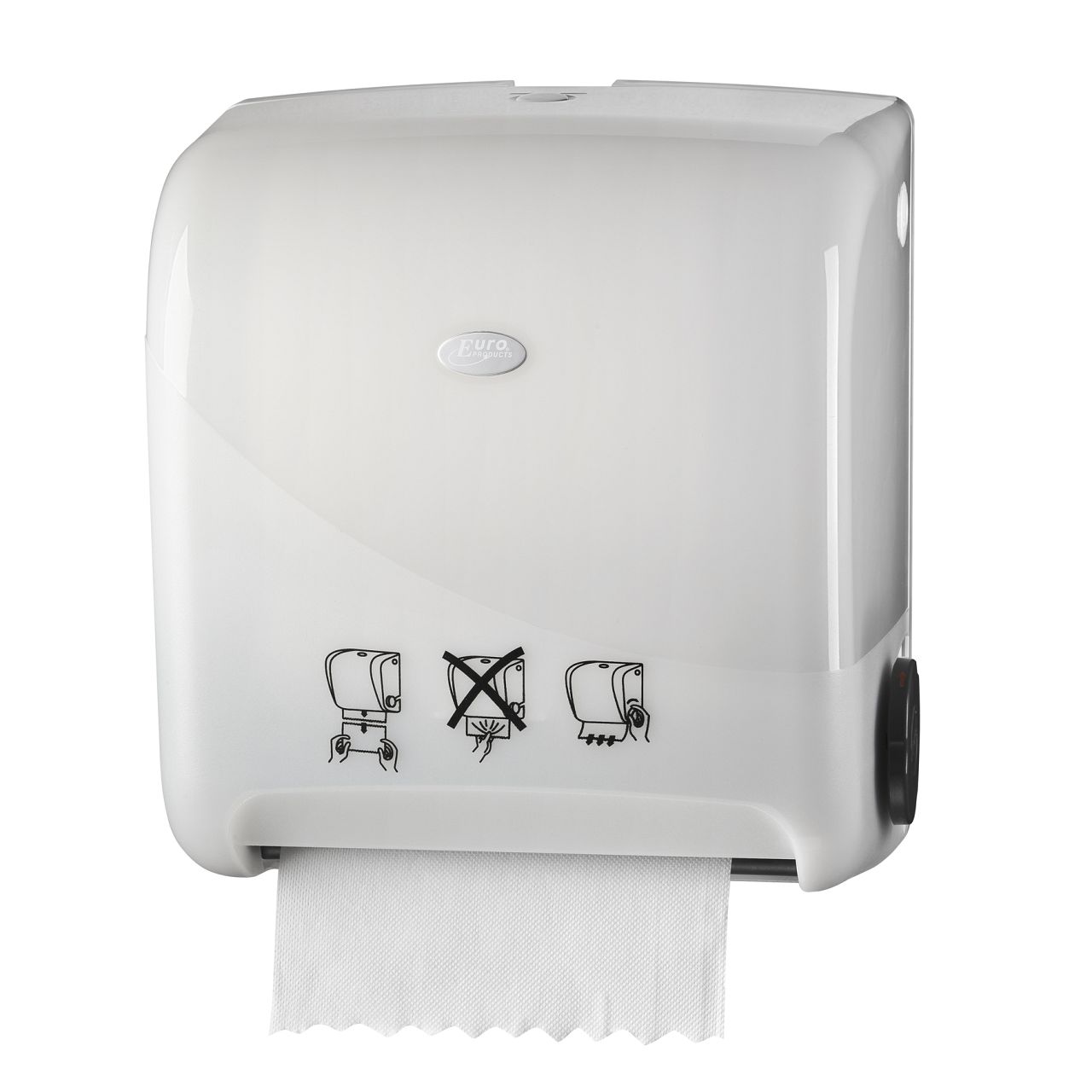 Pearl White handdoekautomaat | Autocut Euro Matic Pearl White handdoekautomaat | Autocut Euro Matic