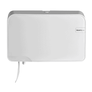 QuartzLine Duo toiletroldispenser | Compact rol traditioneel - White Quartz