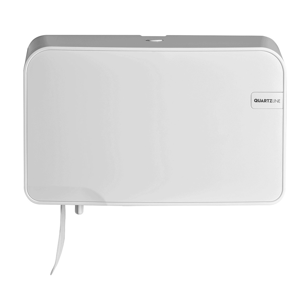 QuartzLine Duo toiletroldispenser | Compact rol traditioneel – White Quartz QuartzLine Duo toiletroldispenser | Compact rol traditioneel – White Quartz