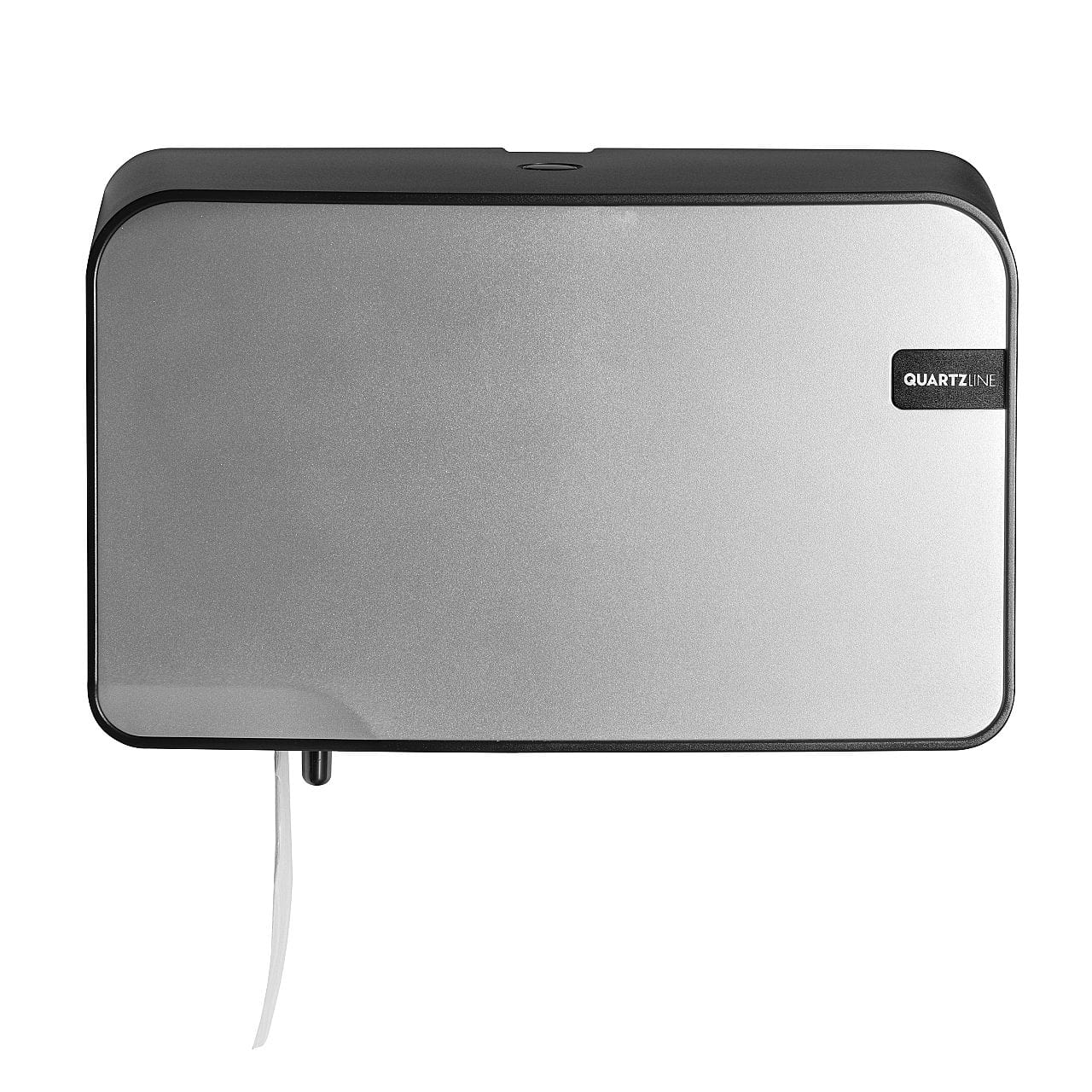QuartzLine Duo toiletroldispenser | Compact rol taditioneel – Silver Quartz QuartzLine Duo toiletroldispenser | Compact rol taditioneel – Silver Quartz