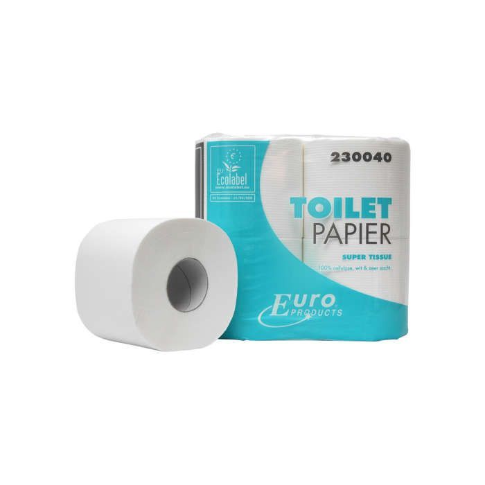 Toiletpapier 40 Rollen – 400 Vellen per Rol – A-Keuze Toiletpapier 40 Rollen – 400 Vellen per Rol – A-Keuze