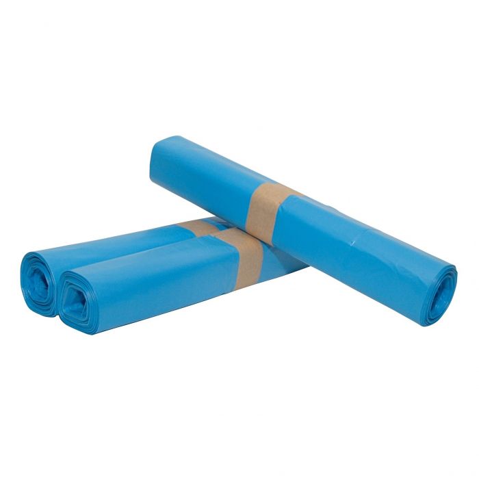 HDPE Afvalzakken rol 70 x 110cm T 25 blauw HDPE Afvalzakken rol 70 x 110cm T 25 blauw