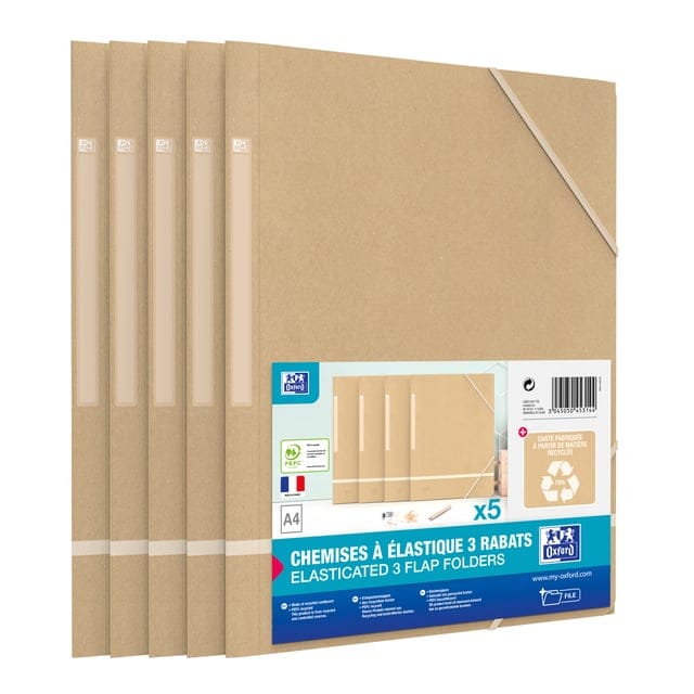 Elastomap Oxford Touareg A4 3-kleps 450gr 5 stuks