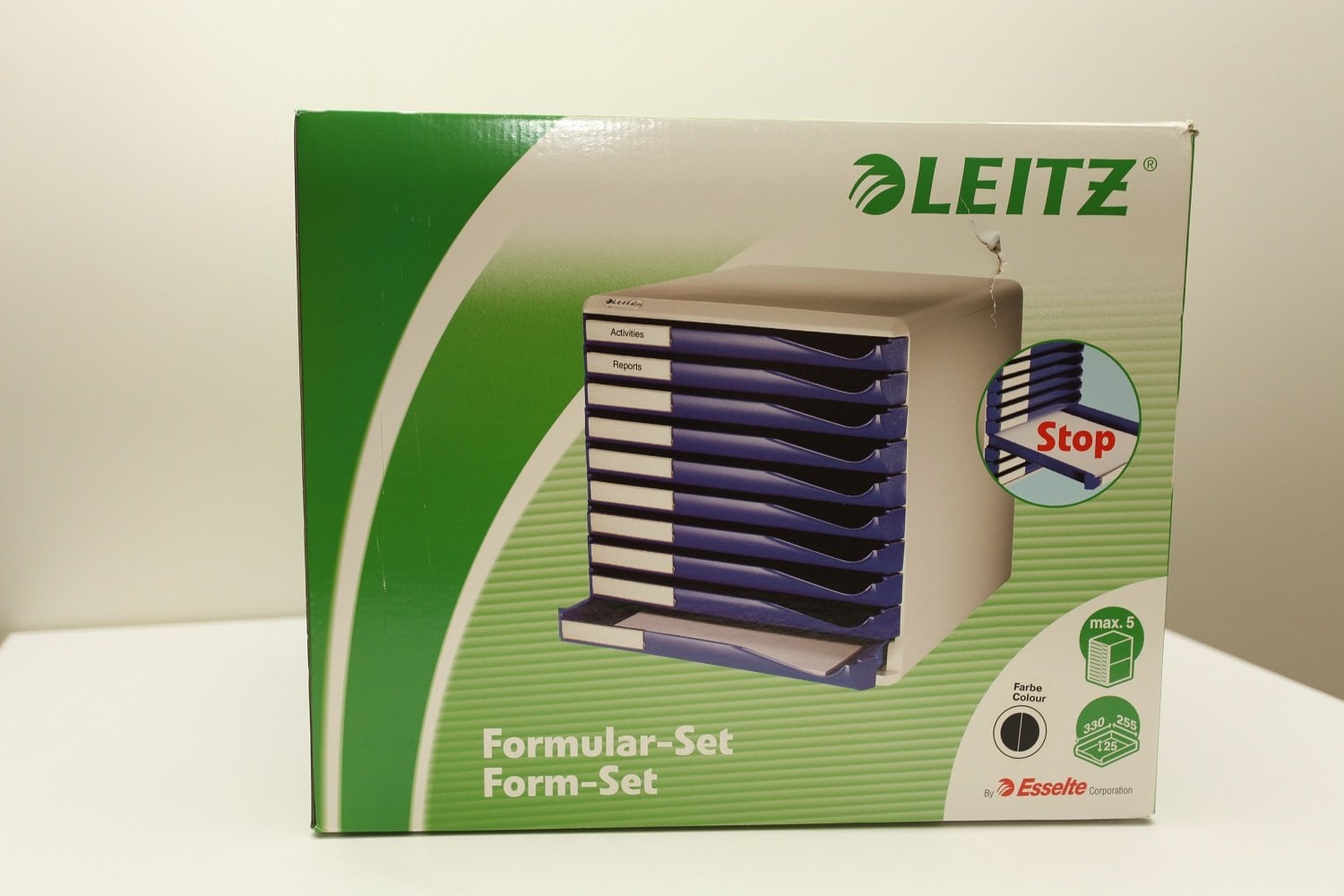 Ladenblok Leitz A4 10 laden zwart